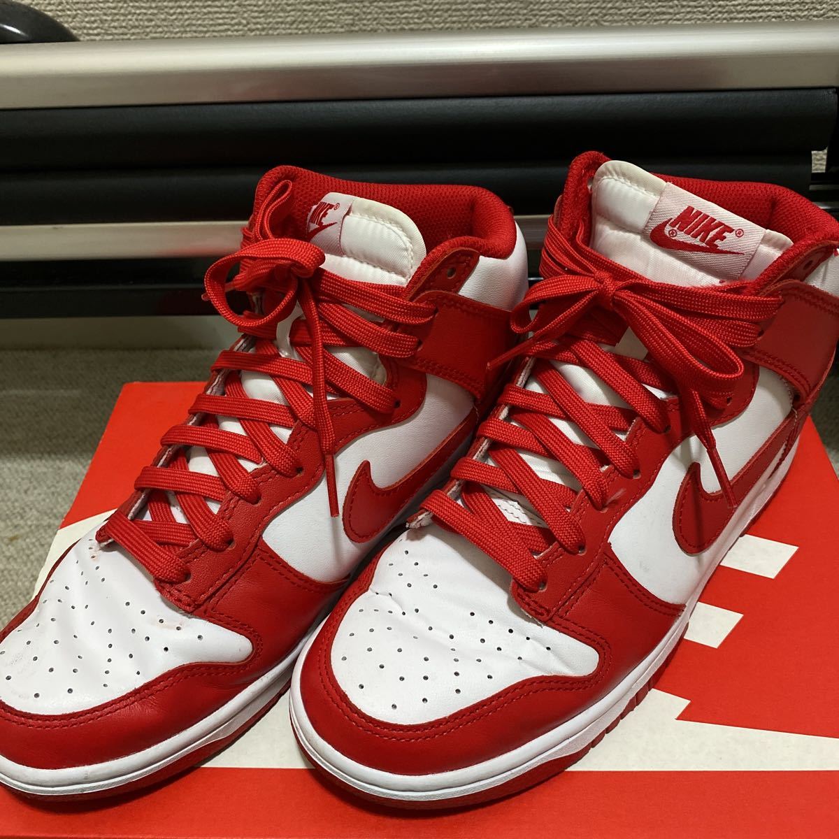 NIKE/Dunk High Retro/Championship/スニーカー/UNIVERSITY RED