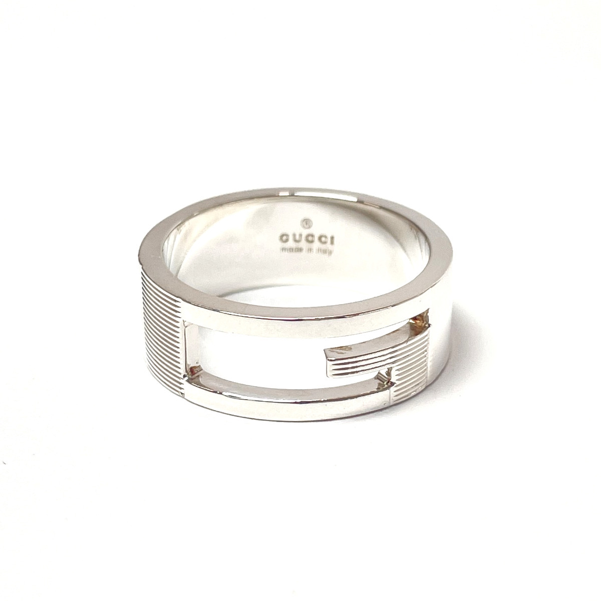 ☆19号☆グッチ GUCCI リング・指輪 ブランデッド カットアウトG Gロゴ
