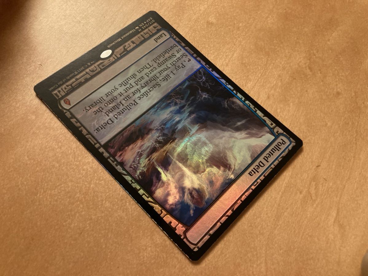 EXP 汚染された三角州　英FOIL1枚 mtg エクスペディション_画像5