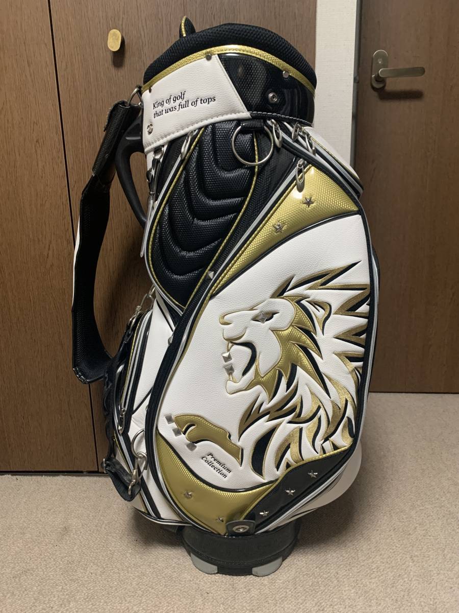 送料無料】【美品】WOSS キャディーバック 3点式 エナメル ウォズ