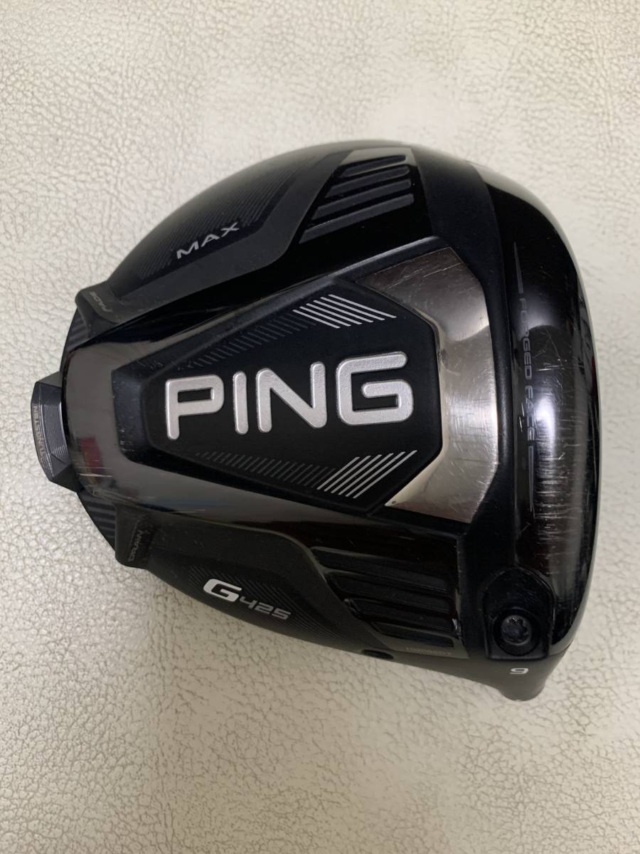 送料無料】 G425 MAX ドライバー 9° ヘッド PING ピン 9度