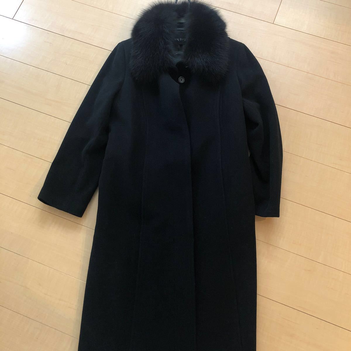 ブルーフォックス カシミヤコート INDIVI 新品 本日限定価格