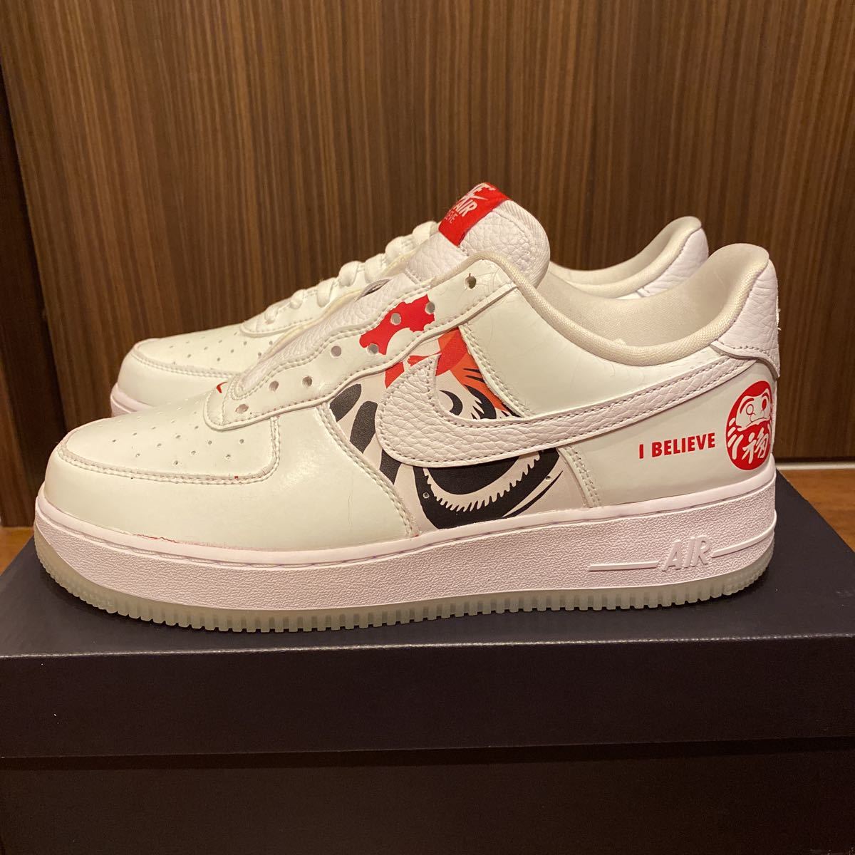 1円スタート売り切り！《美中古》Nike Air Force 1 Low CO.JP I Believe 達磨 (2020) 27cm ナイキ エアフォース ダルマ DD9941-100_画像1