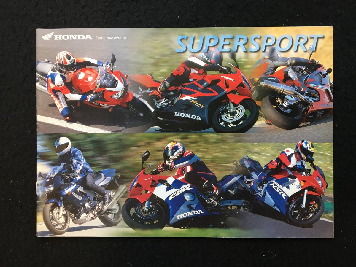 ★HONDA ホンダ SUPERSPORT 英語版カタログ★VTR1000/CBR900RR/CBR600F/NSR125R★輸出車★LL-55★_画像1