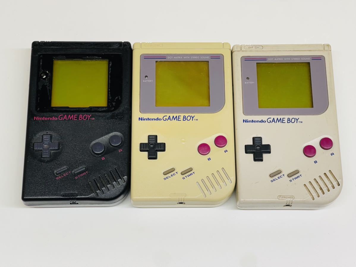 ☆NINTENDO GAME BOY DMG-01 初代ゲームボーイ 計3台 ジャンク品