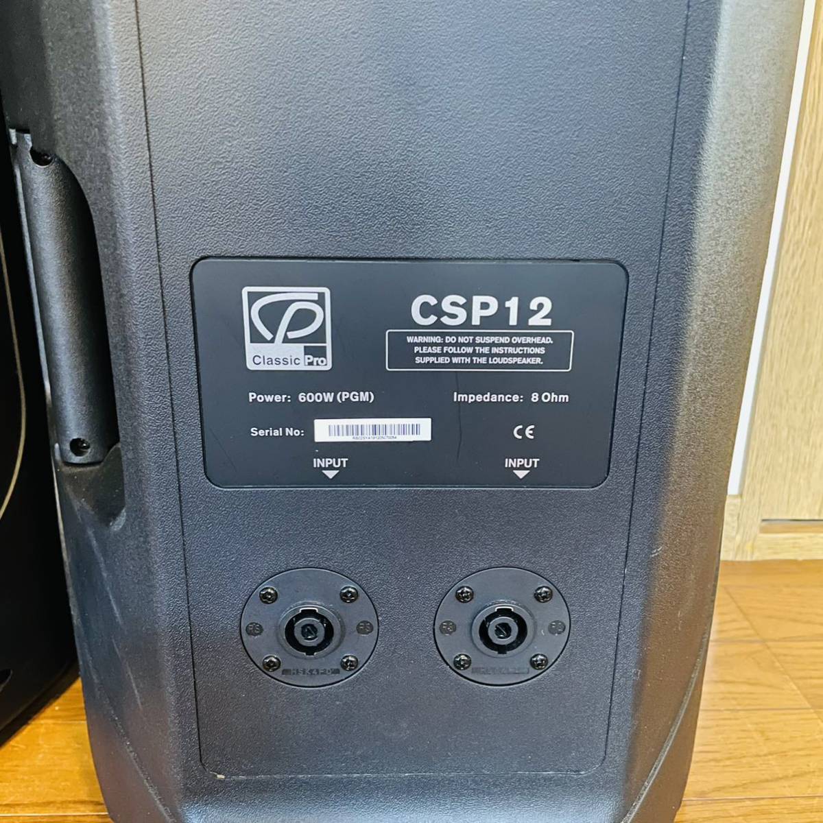 【美品・出力良好】CLASSIC PRO ( クラシックプロ ) CSP12 スピーカー ペア 動作確認品 横置きスタンド付き