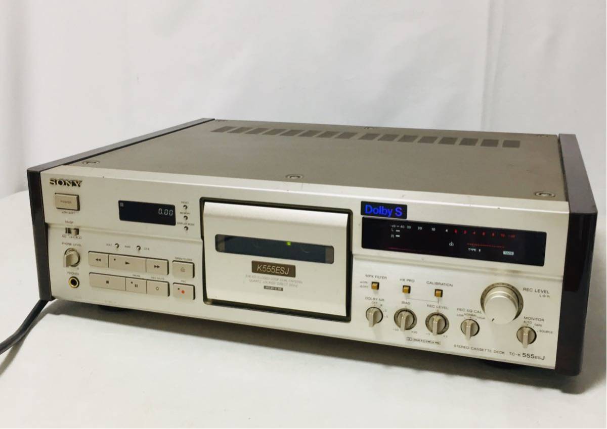 人気SALE正規品 ヤフオク! - SONY TC-K555ESJ カセットデッキ 最上位