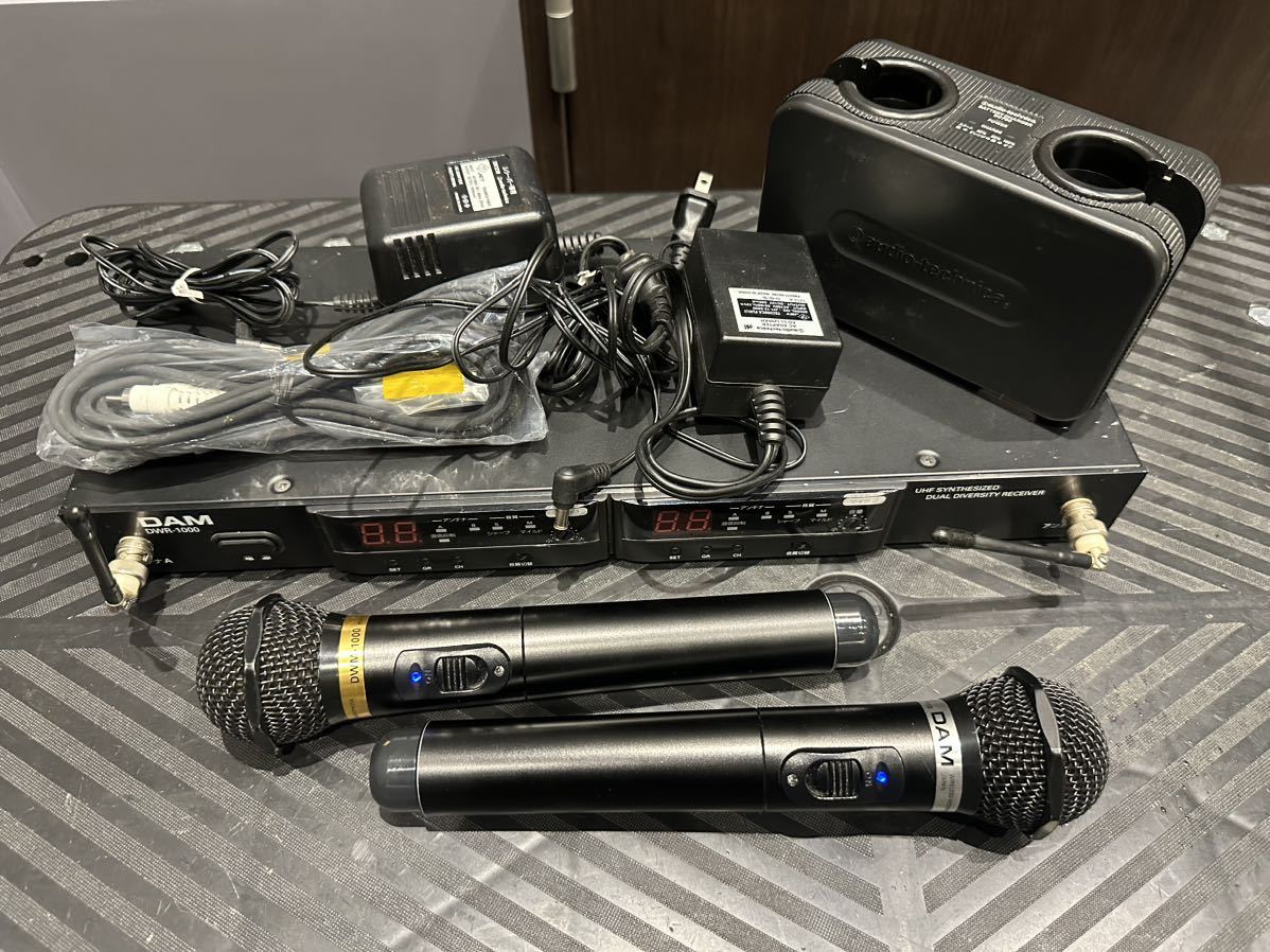 第一興商 DAM 電波式ワイヤレスレシ-バ-・DWR-1000/マイク・DWM