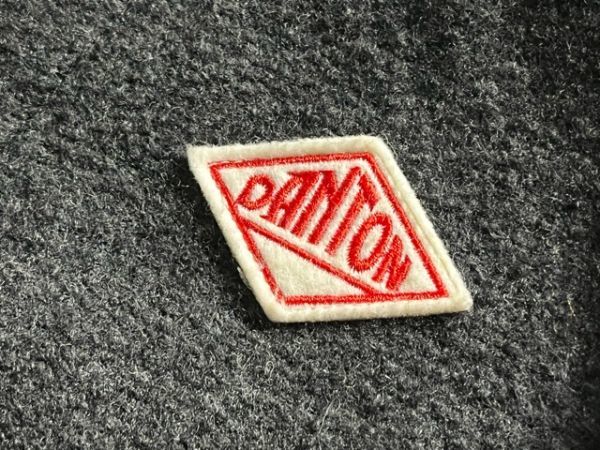 2,5万◆日本製◆DANTON◆へちまショールカラーウールフレンチカバーオール DANTONのマーク 形可愛い _画像4
