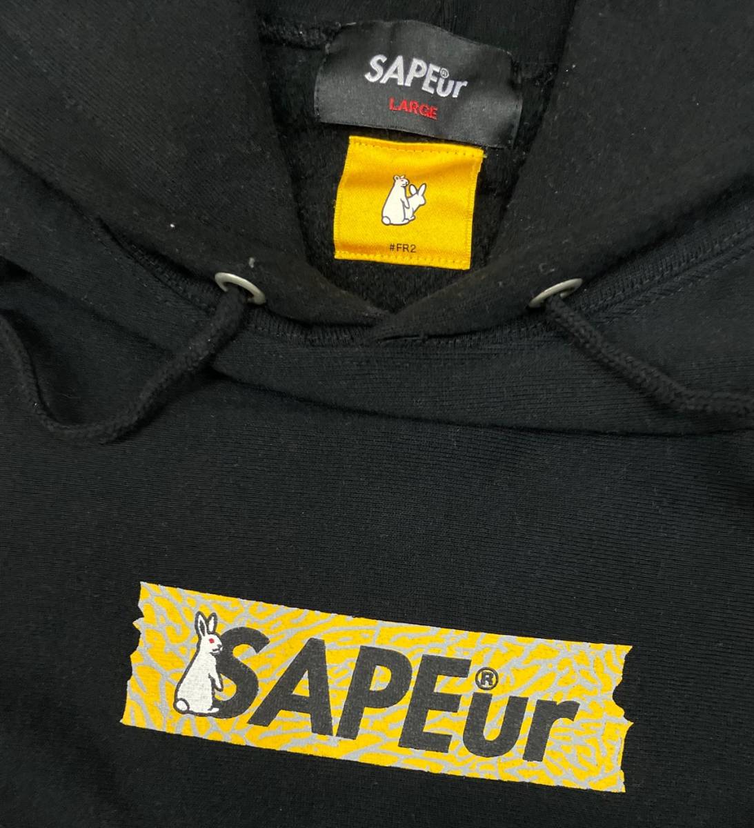 最新人気 SAPEur FR2 コラボ ロッドマン スウェット パーカー プル