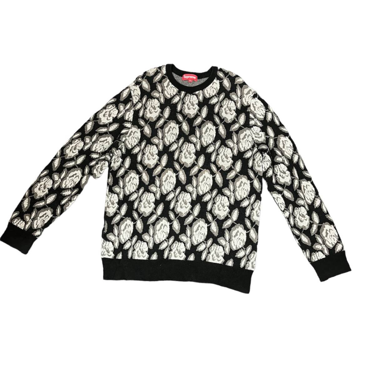 Yahoo!オークション - 希少□ SUPREME 12AW Rose Sweater...