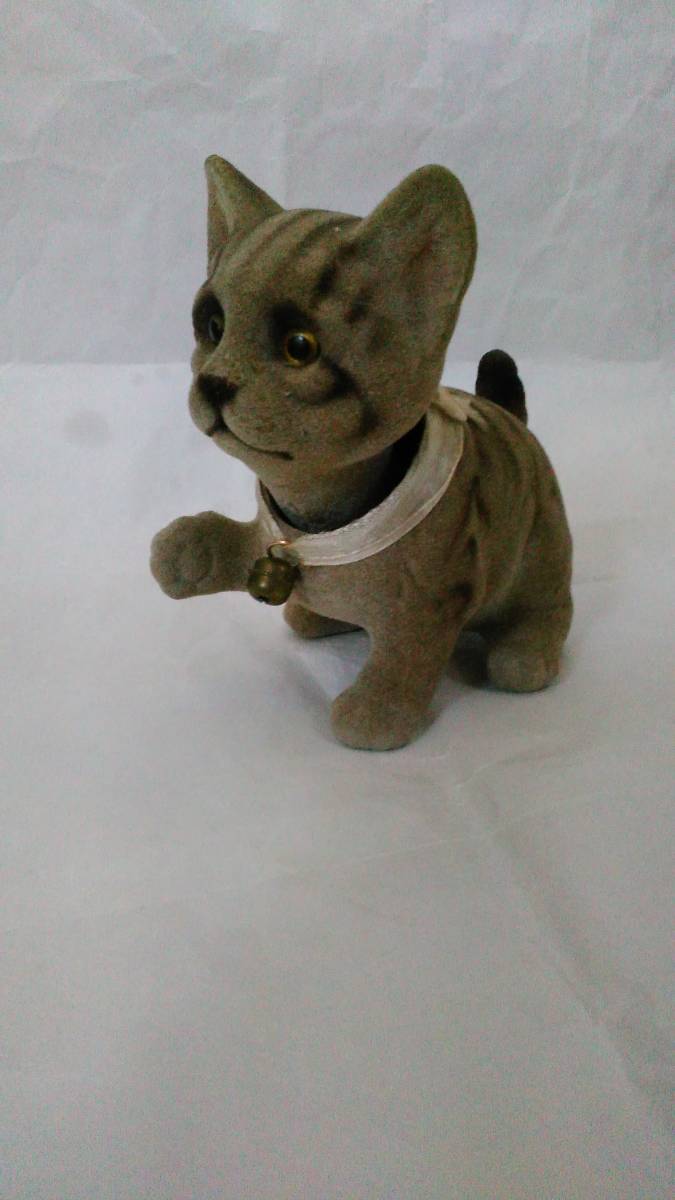 猫　レトロ　首ふり　置物　KEIKICHI　日本製　ハイクオリティ_画像1