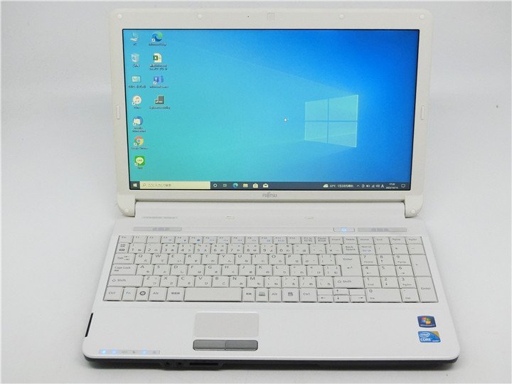 中古/15.6型/ノートPC/Windows10/新品SSD256GB/4GB/i3-M350/FMV FUJITSU AH530/3A MS office2021ProPlus搭載 HDMI 新品無線マウス