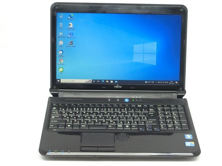 カメラ内蔵/中古/15.6型/ノートPC/Windows10/爆速新品SSD256/4GB/i5 M560/FMV AH550/BN 新品無線マウス MSoffice2021ProPlus搭載