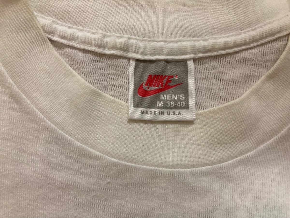 90s M 米国製 ナイキ オールドTシャツ 銀タグ USA vintage ヴィンテージ old nike