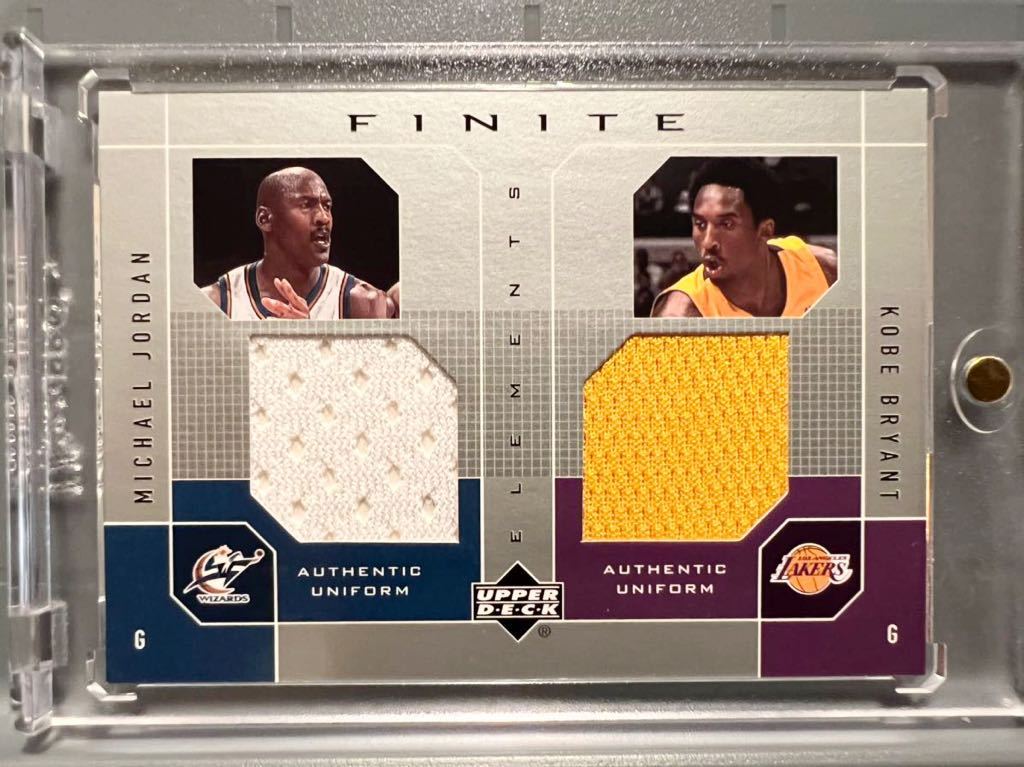 超絶レア Kobe Bryant Michael Jordan Jersey Upper Deck コービー・ブライアント マイケル・ジョーダン NBA ユニフォーム Panini バスケ_画像1