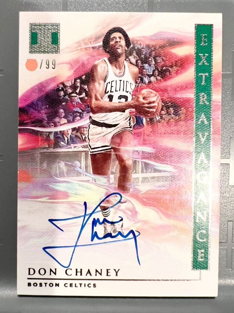 激レア最高級版直書/99 Auto 19 Panini Impeccable Don Chaney ドン・チェイニー サイン バスケ Celtics NBA 優勝 1991 Rockets 最優秀監督