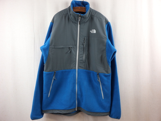 独特の素材 THE L)ブルー フリースジャケット(メンズ デナリ ノースフェイス FACE NORTH フリース 独特の素材 THE L)ブルー フリースジャケット(メンズ デナリ ノースフェイス FACE NORTH フリース
