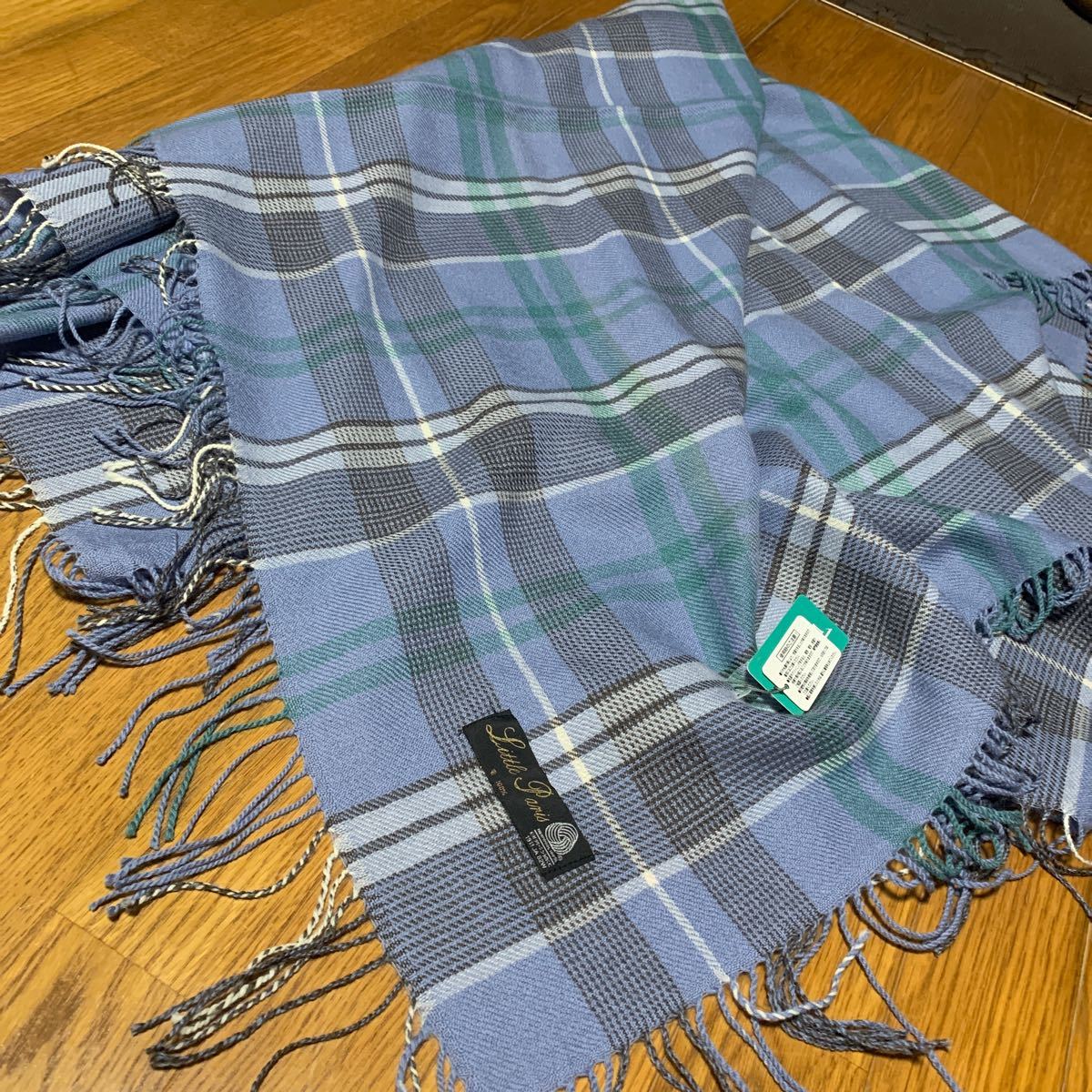 Little Parisウール毛100%膝掛け大判ストール未使用品|Yahoo Little Parisウール毛100%膝掛け大判ストール未使用品|Yahoo