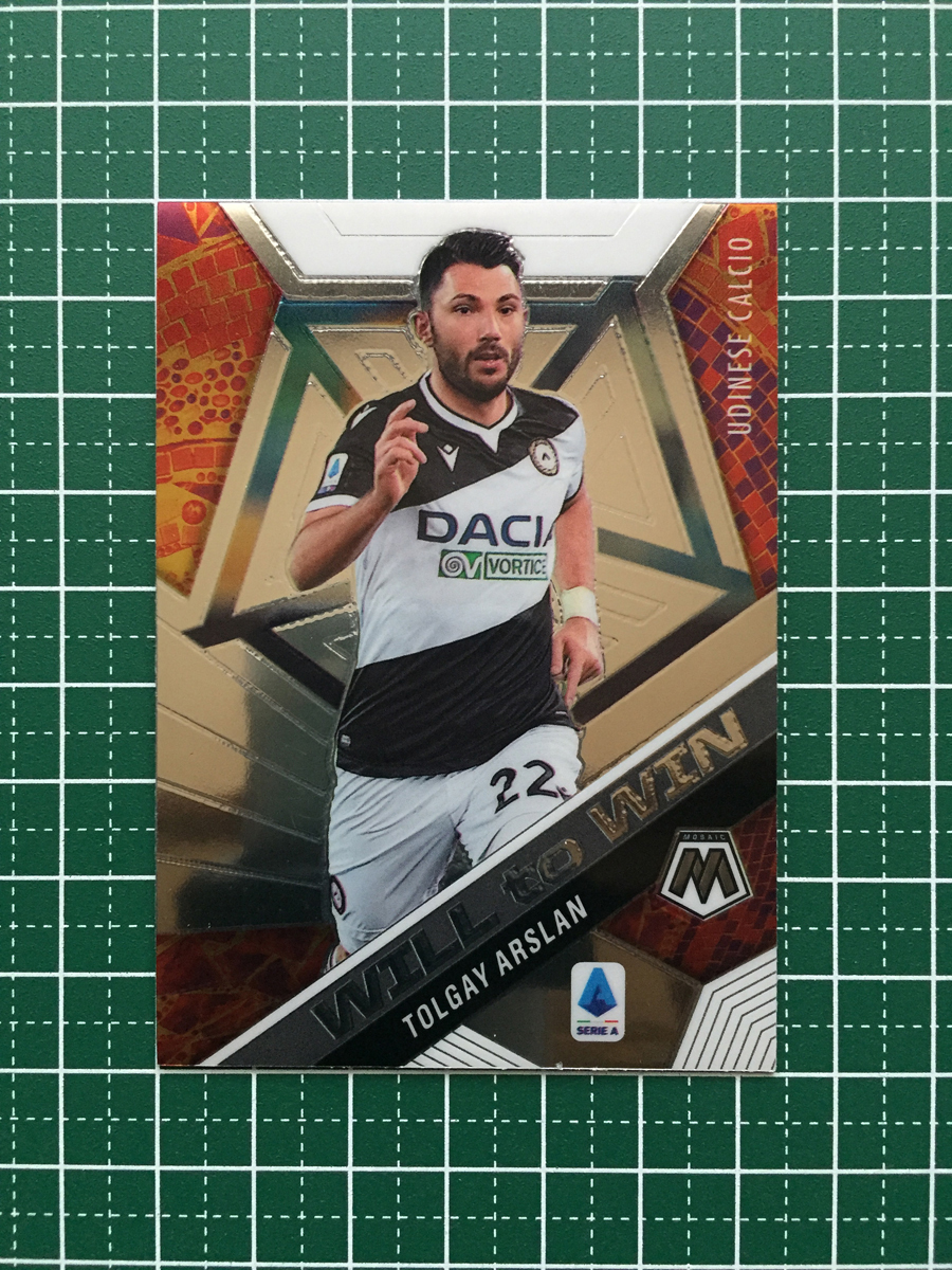 ★PANINI 2020-21 MOSAIC SERIE A SOCCER #39 TOLGAY ARSLAN［UDINESE CALCIO］インサートカード「WILL TO WIN」★_画像1