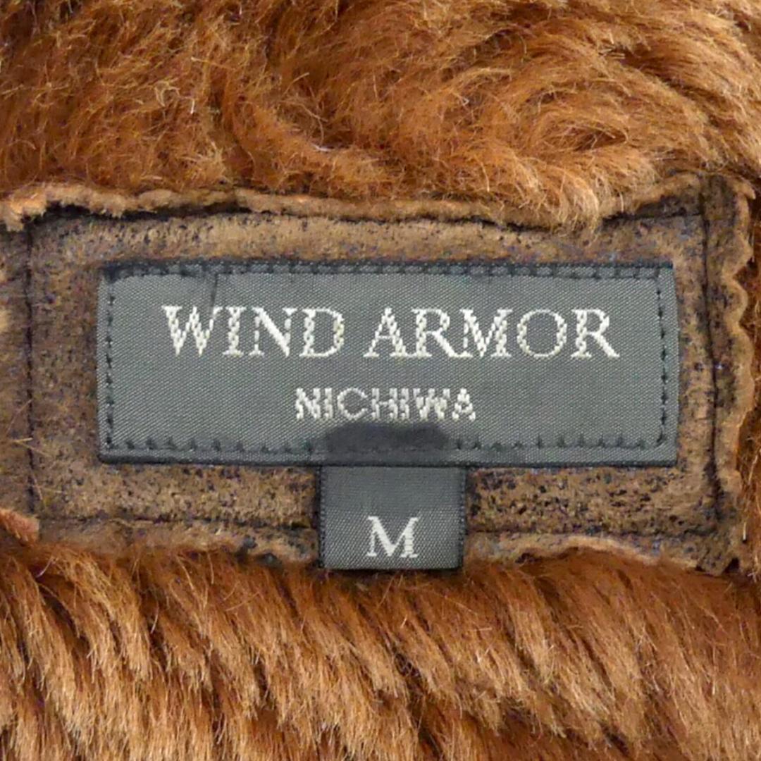  prompt decision *Wind Armor* men's M mouton coat Wind armor - tea original leather sheepskin real leather leather mouton jacket sheep leather Ram search :B3