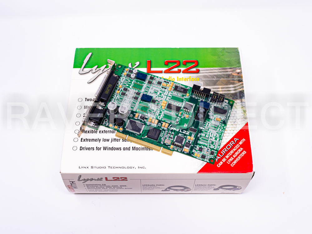オーディオインターフェース Lynx Studio Technology L22 PCI Audio Interface Card / DAC AES-16e E44 HILO Aurora RME HDSPe CRANE Grace Burl Metric Lavry Antelope