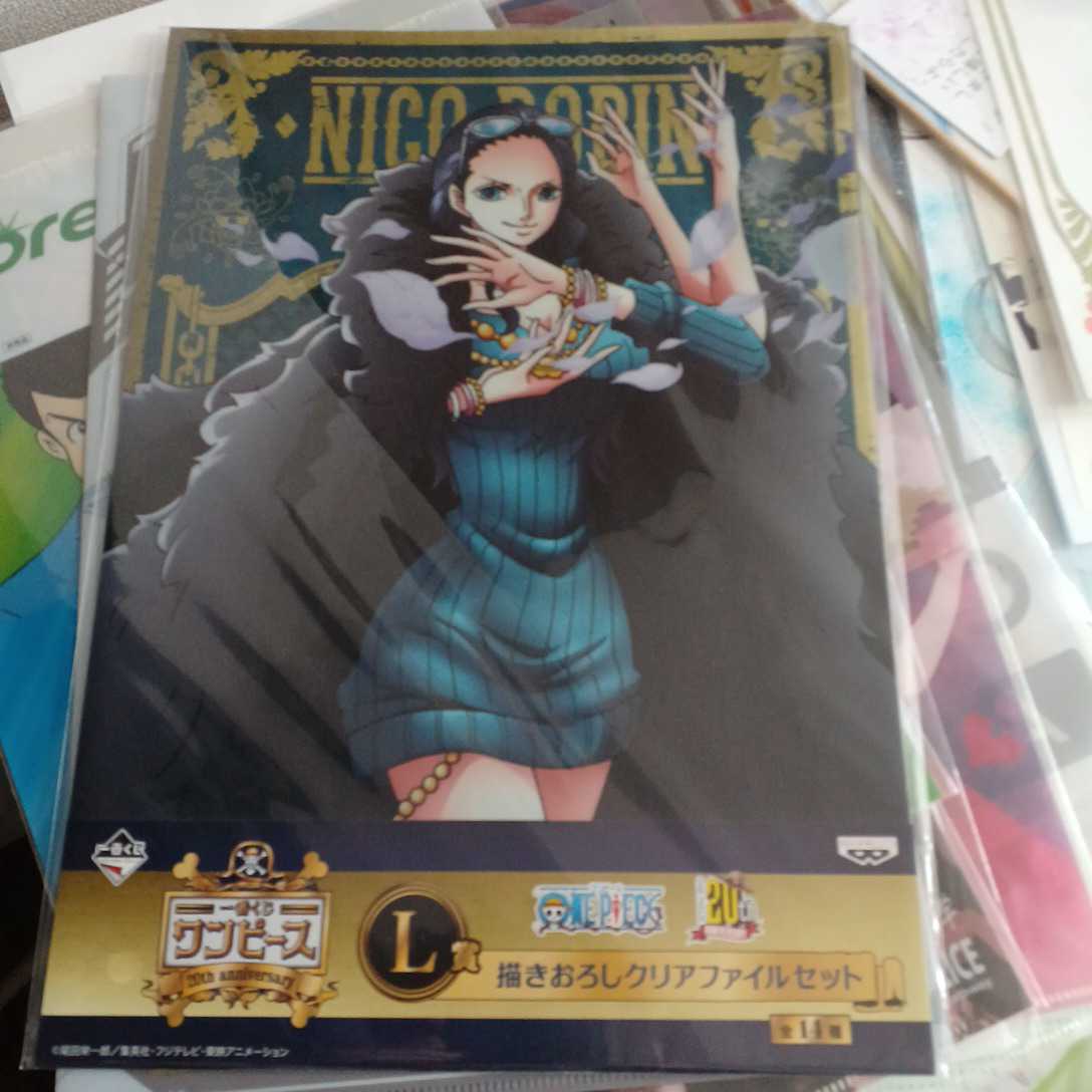 ヤフオク! - ワンピース一番くじロビン クリアファイル