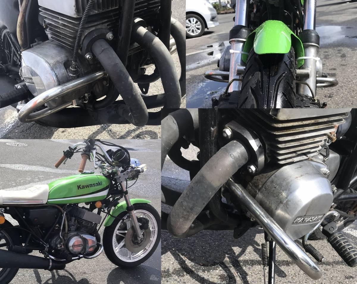 Yahoo!オークション - KH400 エンジンガード ステンレス Yahoo!オークション - KH400 エンジンガード ステンレス