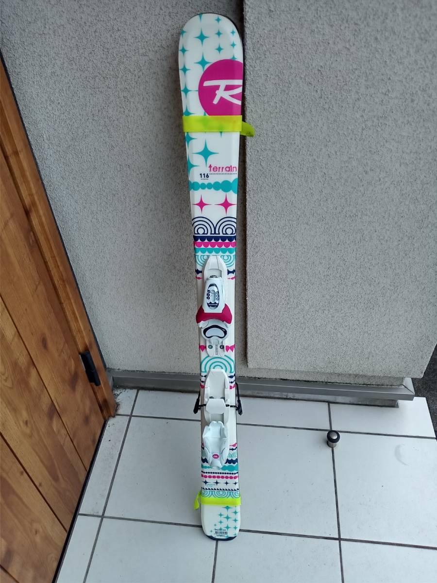 ジュニアスキー ROSSIGNOL/ロシニョール 116cm カービング ロッカースキー 子供用 女の子
