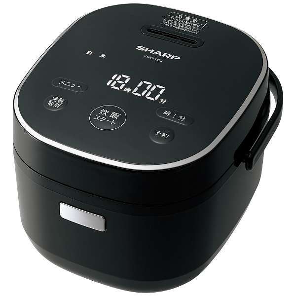 完売 新品☆SHARP シャープ 送料無料44 黒厚釜&球面炊き 3合炊飯器