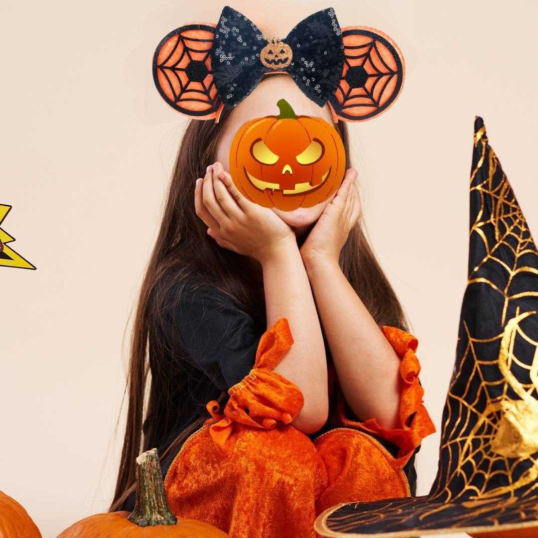 ハロウィン かぼちゃ リボン カチューシャ ミニー コスプレ ミッキー_画像1