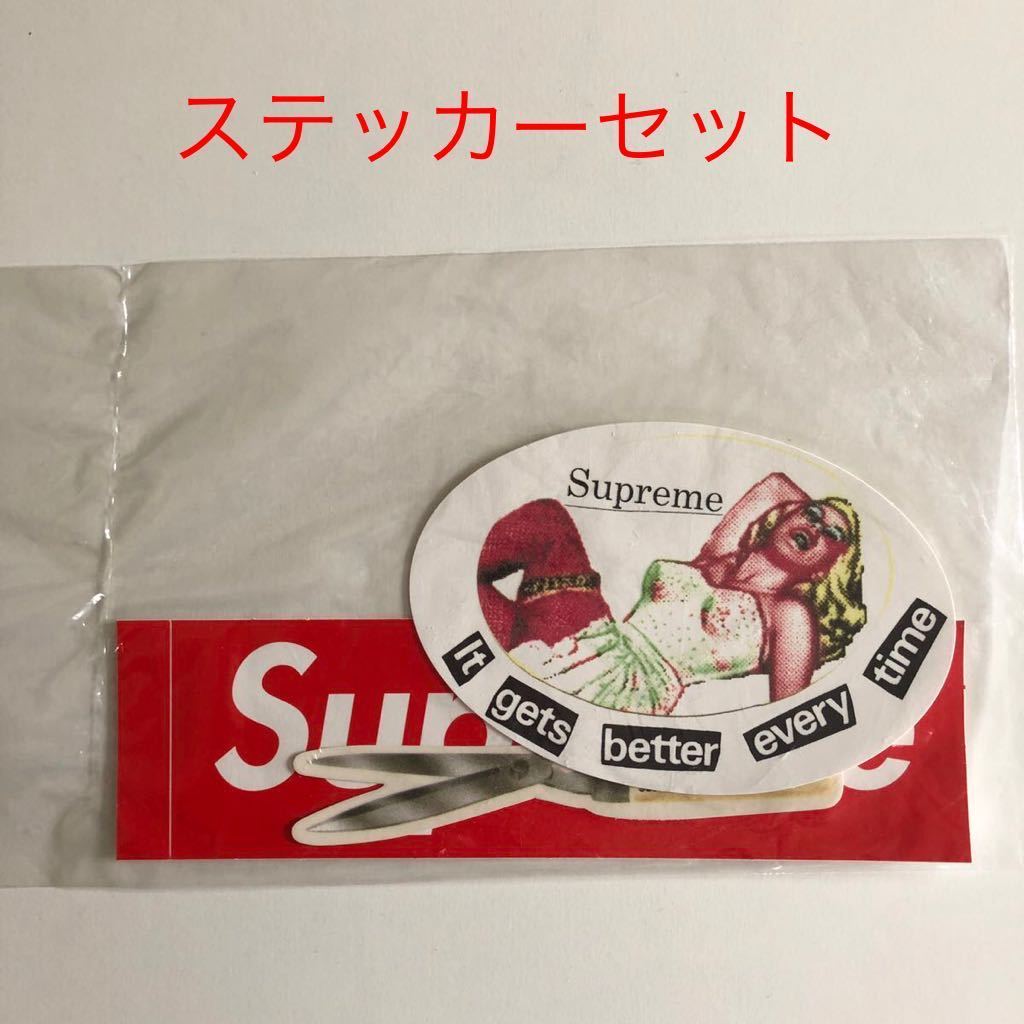 Supreme 新品 正規 Shears It gets better every time Box Logo Sticker Set シュプリーム  ステッカー 3枚セット ボックスロゴ ハサミ｜PayPayフリマ