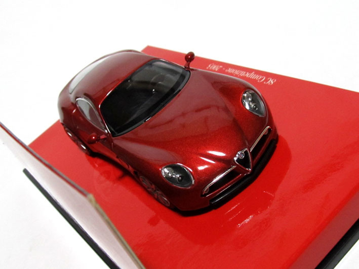 A* PMA 1/43 * Alpha Romeo 8C | 2004 AlfaRomeo 8C металлик красный * Alpha Romeo Mu jiam серии 