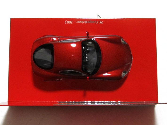 A★ PMA 1/43 ★ アルファロメオ 8C ／ 2004 AlfaRomeo 8C メタリックレッド ★ アルファロメオ ミュージアムシリーズ_サンプル画像