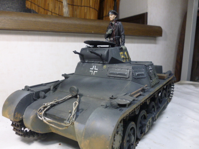 タコム1/16 ドイツ１号戦車B型完成品