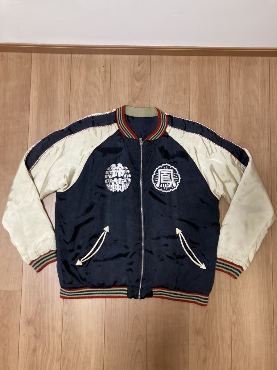 希少☆クローズcrows鈴蘭スカジャンsouvenir jacketジャケット-