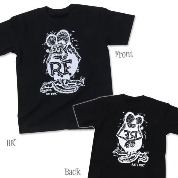 ★ラット フィンク Tシャツ RAT FINK 黒XL モノフィンク 正規品 50s sk8_画像2