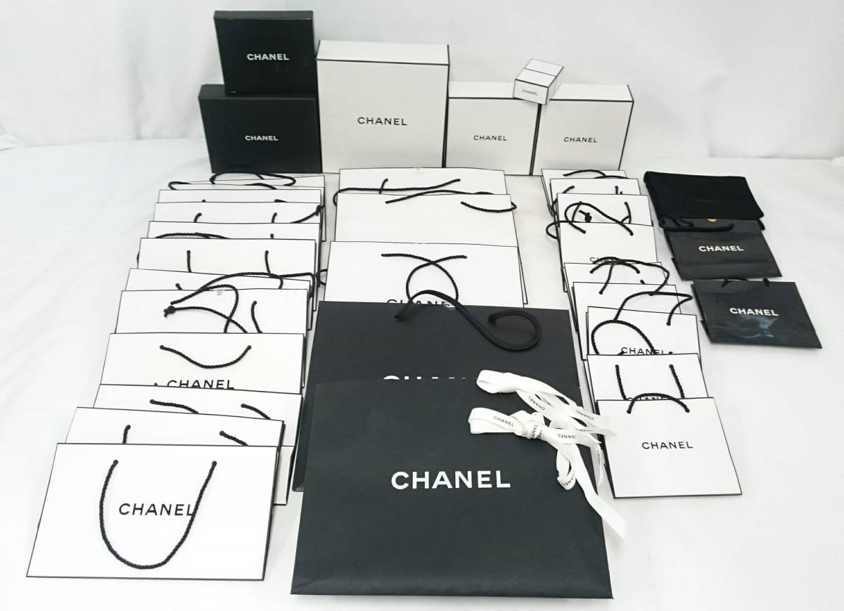 CHANEL シャネル 空箱 ショッパー リボン 保存袋-