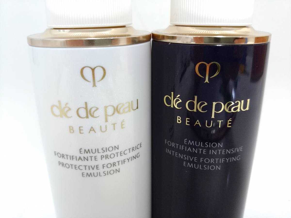 新品】Cle de Peau Beaute クレ・ド・ポーボーテ 日中用 夜用 乳液 2点 特売セール クレ・ド・ポー ボーテ セット エマルションアンタンシヴn・プロテクトゥリスn 乳液/ミルク