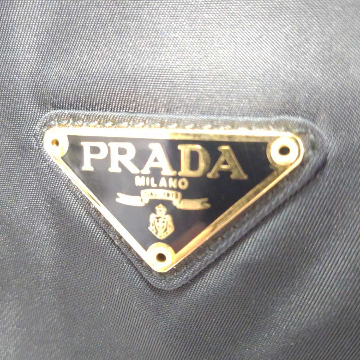 PRADA プラダ B4394 テスートナイロン レザー チェーン ショルダー