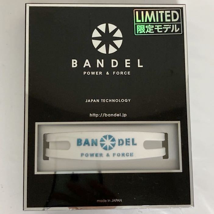 未開封品 バンデル BANDEL 限定モデル バンデル ブレスレット ホワイト×ブルー M 17.5cm_画像1