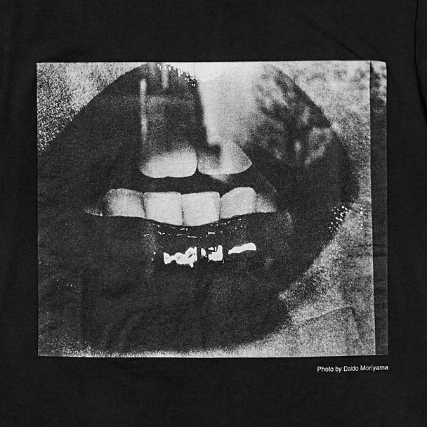 S 新品 【Rags McGREGOR × Stie-lo / 野口強 PHOTO TEE DAIDO MORIYAMA LIP Black ラグスマックレガー スティーロー Tシャツ 森山大道】_画像3