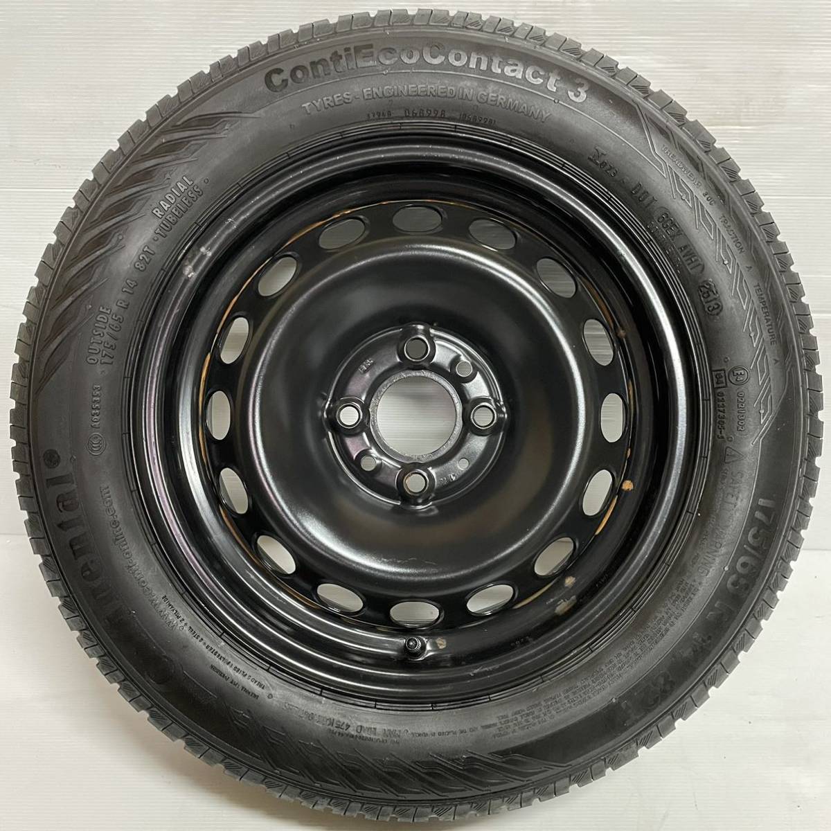 希少☆バリ山☆フィアット 500 純正スチールホイール☆PCD98