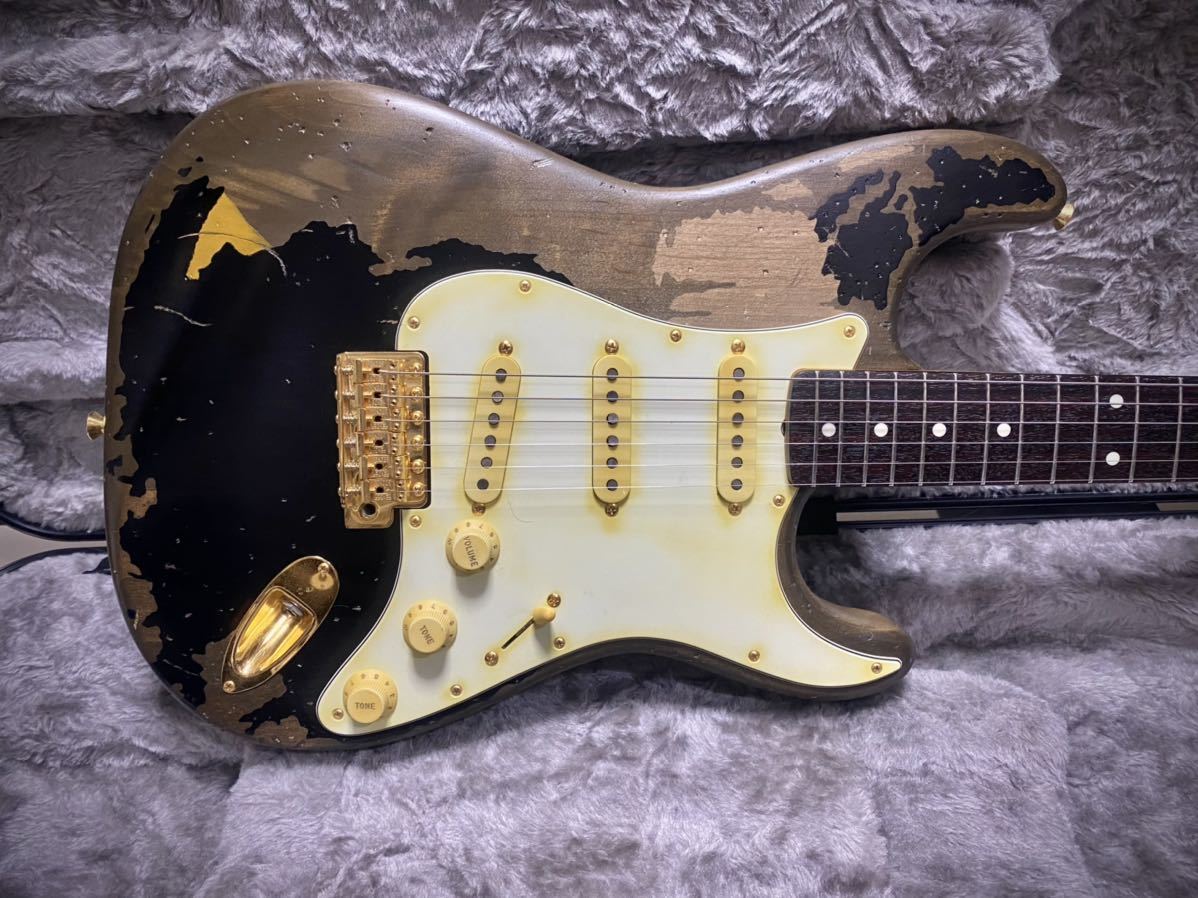 Yahoo!オークション - Fender John Mayer Black One レプリカ Yahoo!オークション - Fender John Mayer Black One レプリカ