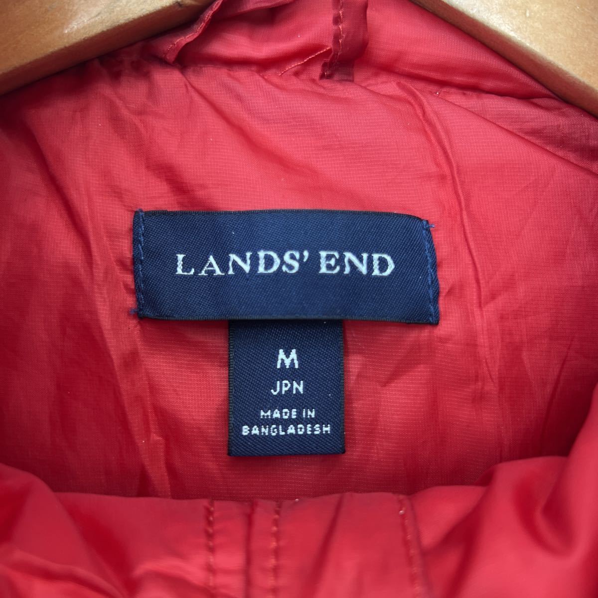 ランズエンド ☆ LANDS END PRIMALOFT キルティング 中綿 ジャケット レッド M シーン問わず◎ スポーツ アウトドア ランニング■DC163_画像6