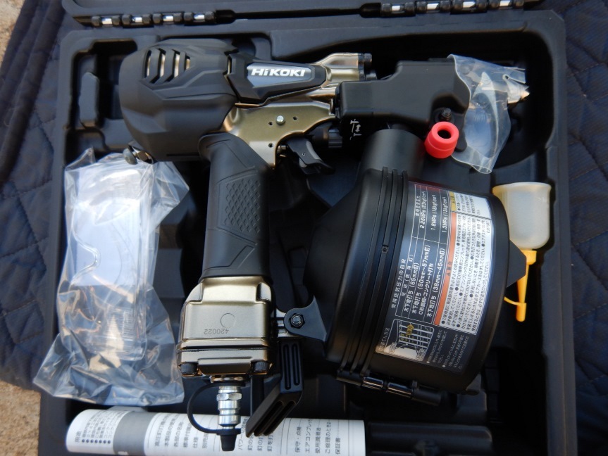 即決税込未使用品日立HIKOKI高圧釘打機65mm NV65HR2(N) N,CN65対応 メーカー2年保証付_画像5