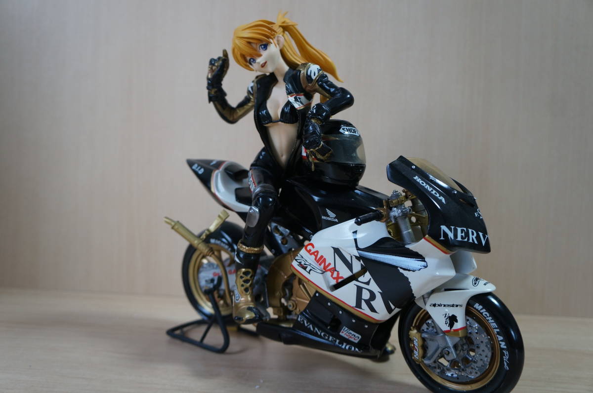 エバンゲリオン アスカラングレーバイク付ガレージキット完成ジャンク