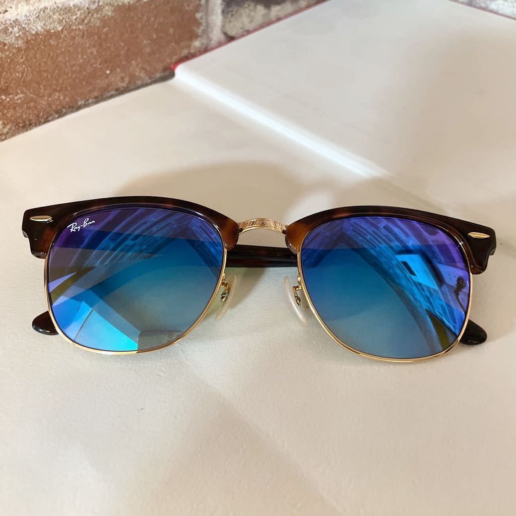 Ray-Ban レイバンサングラス RB3016 990/7Q 51サイズ ブルーレンズ