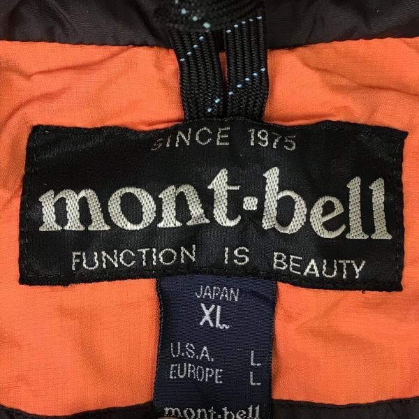 mont-bell★シンサレート/Thinsulate/ナイロン/マウンテンパーカー【Mens size XL/オレンジ】登山ハイキング/Coats/Jackets/Jumpers◆BG912_画像6