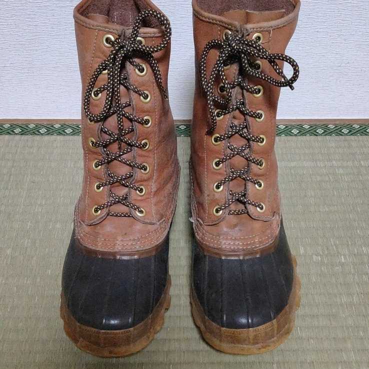 80s-90s ビンテージ★ラクロス La Crosse【27.0-28.0程度】スノーブーツ 本革 vintage snow boots☆RA8_画像4